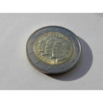Euro mince - LUCEMBURSKO - výročí 50 let jmenování Jeana nástupcem trůnu  UNC 2011