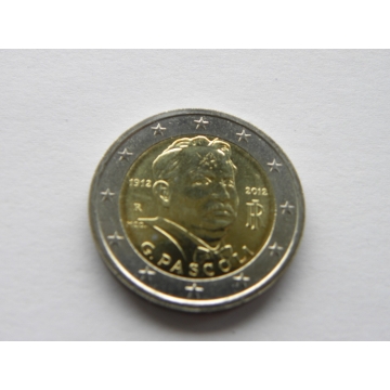 Euro mince Itálie 100 let od úmrtí Giovanniho Pascoli 2012 UNC