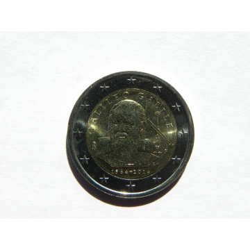 2 euro mince sběratelské Itálie 2014 UNC - Galileo
