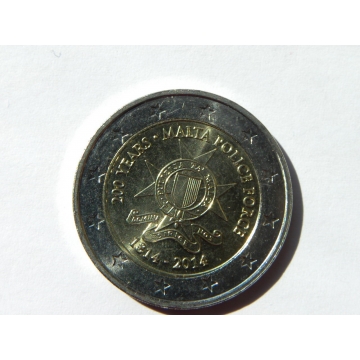 2 euro mince sběratelské Malta 2014 UNC 