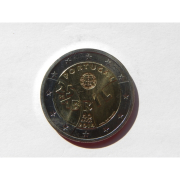 2 euro mince sběratelské PORTUGALSKO revoluce 2014 UNC