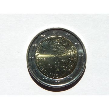 2 euro mince sběratelské Finsko 2015 - Jean Sibelius UNC