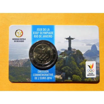 2 euro mince sběratelské Belgie 2016 - LOH v Rio de Janeiro   UNC