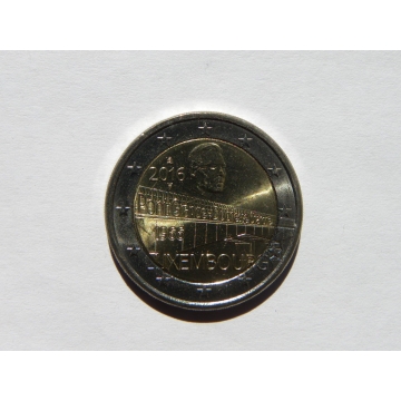 2 euro mince sběratelské Lucembursko 2016 - 50 let velkovévodkyně Charlotte Bridge- UNC