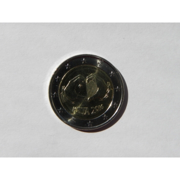 2 euro mince sběratelské Malta 2016 - Láska - UNC