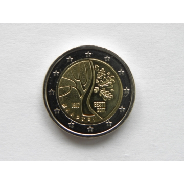 2 euro mince sběratelské Estonsko  2017 - cesta k nezávislosti - UNC