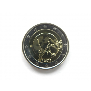 2 euro mince sběratelské Finsko 2017 UNC - Finská příroda - zv.r. 