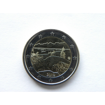 2 euro mince sběratelské Finsko 2018 - Koli - UNC