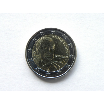 2 euro mince sběratelské Německo 2018 - 5 ks - Schmidt - UNC