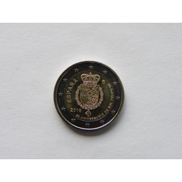 2 euro mince sběratelské Španělsko 2018 - Filip VI - UNC