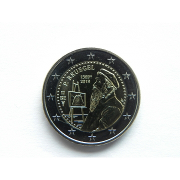 2 euro mince sběratelské Belgie 2019 - Bruegel - UNC