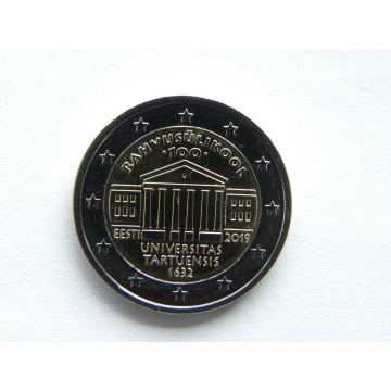 2 euro mince sběratelské Estonsko 2019 -Tartu - UNC