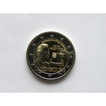 2 euro mince sběratelské Lucembursko 2 2019 - hlasovací práva UNC