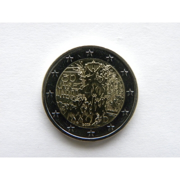 2 euro mince sběratelské Německo 2019 - zeď 1ks - UNC