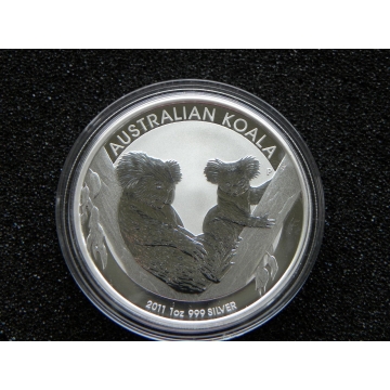 Stříbrná mince Australian Koala 1 OZ 2011