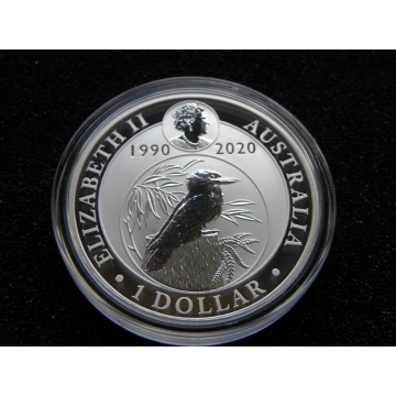 Stříbrná mince Australian Kookaburra 2020  1 OZ