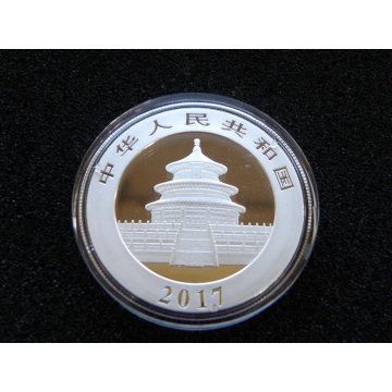 Stříbrná mince China Panda - 30g - 2017