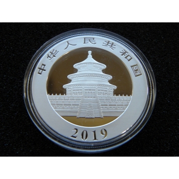 Stříbrná mince China Panda - 30g - 2019