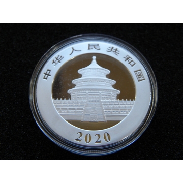 Stříbrná mince China Panda - 30g - 2020