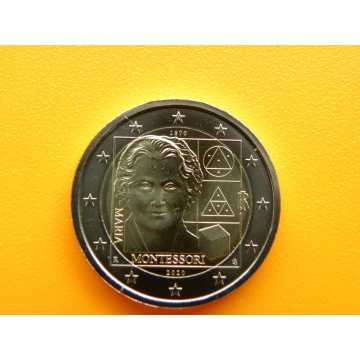 2 euro mince sběratelské Itálie 2020 - Montessori - UNC