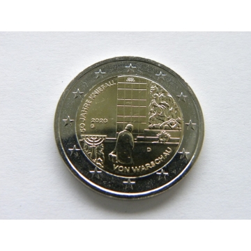 2 euro mince sběratelské Německo 2020 - Varšava 1 ks- UNC