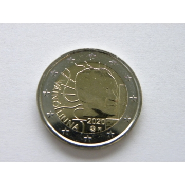 2 euro mince sběratelské Finsko 2020 -100 let od narození Väinö Linny - UNC