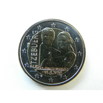 2 euro mince sběratelské Lucembursko 2020 - Narození knížete Karla Lucemburského - UNC - Reliéf