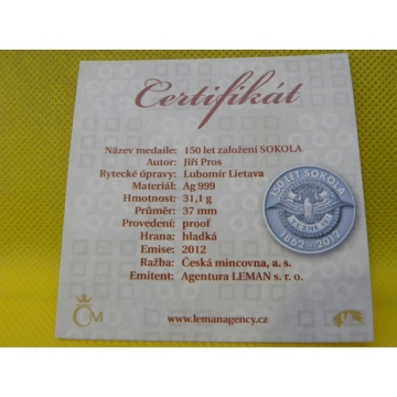 150 let založení Sokola - proof
