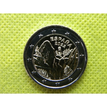 2 euro mince sběratelské Španělsko 2022 - Garajonay - UNC