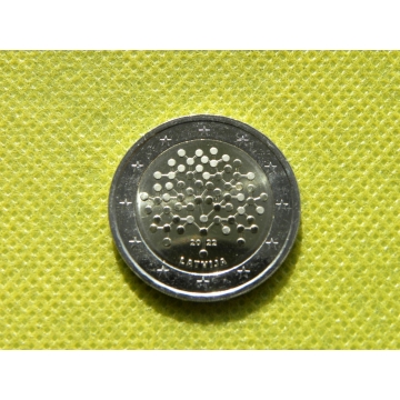 2 euro mince sběratelské Lotyšsko 2022 - banka - UNC