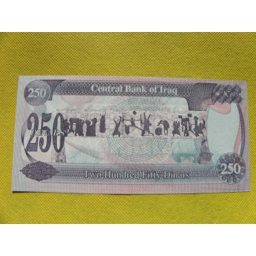 bankovka 250 dinárů/ 1995