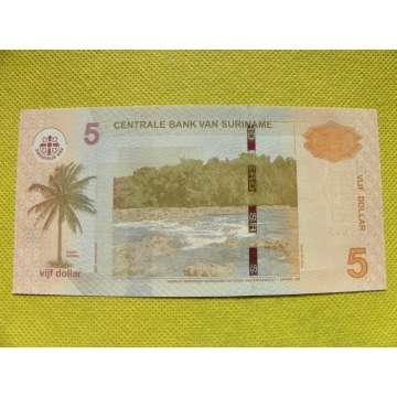 bankovka 5 dolarů/ 2012