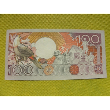 bankovka 100 guldenů/ 1986