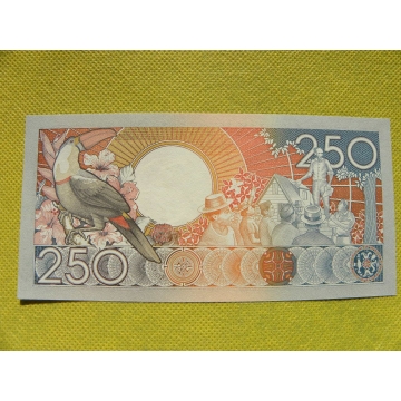 bankovka 250 guldenů/ 1988