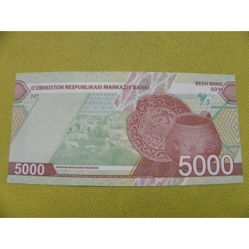 bankovka 5 000 somů/2021