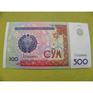 bankovka 500 somů/1999