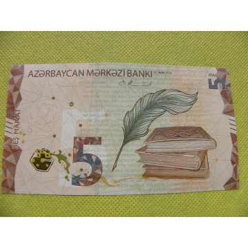 bankovka 5 manat - 2020