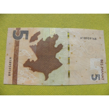 bankovka 5 manat - 2020
