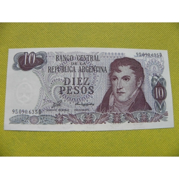 bankovka  10 pesos - 1976
