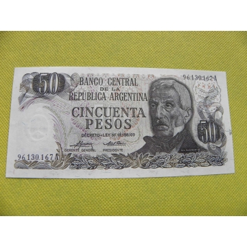 bankovka 50 pesos - 1983-85