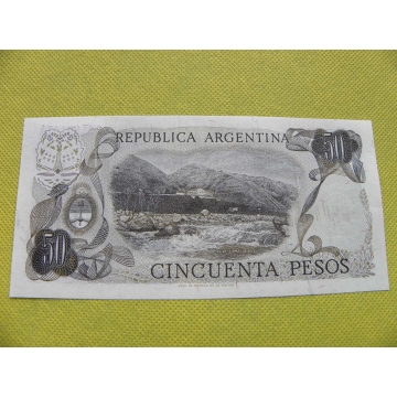 bankovka 50 pesos - 1983-85