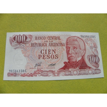 bankovka  100 pesos - 1976-78