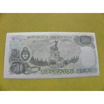 bankovka  500 pesos - 1977-82