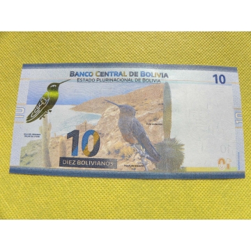 bankovka 10 bolivianos - 2018