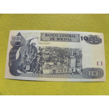 bankovka 10 bolivianos - 2005