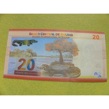 bankovka 20 bolivianos - 2018