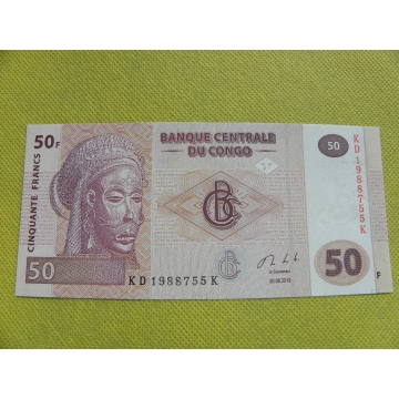 bankovka 50 francs 2013