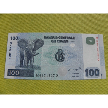 bankovka 100 francs 2000