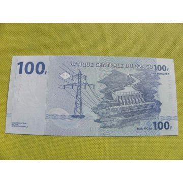 bankovka 100 francs 2000