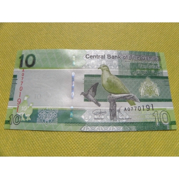 bankovka  10 dalasis - 2019